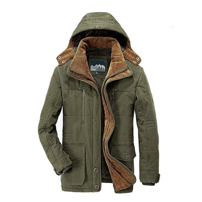 Veste d'hiver homme Capuche Polaire Isolée