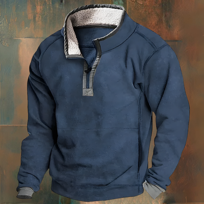 Pull d'hiver pour homme, intérieur polaire