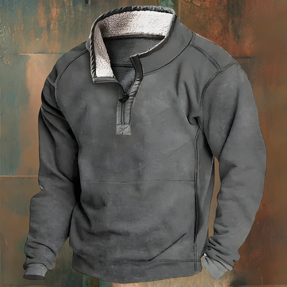 Pull d'hiver pour homme, intérieur polaire