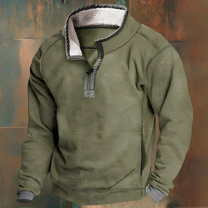 Pull d'hiver pour homme, intérieur polaire