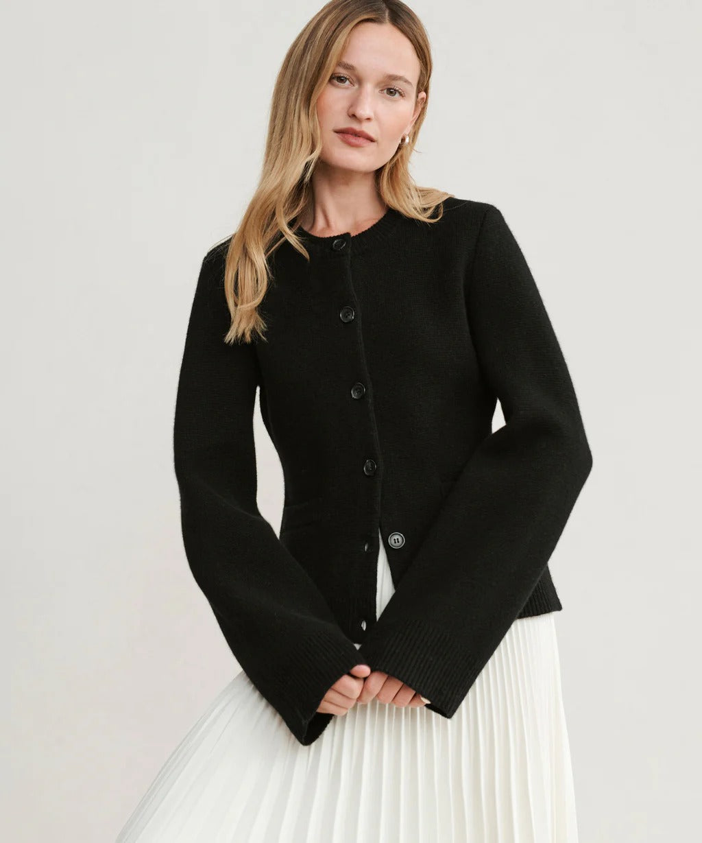Gilet en laine pour femme Design élégant Boutons