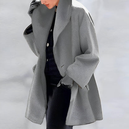 Veste élégante pour femme - Long manteau chaud d'hiver
