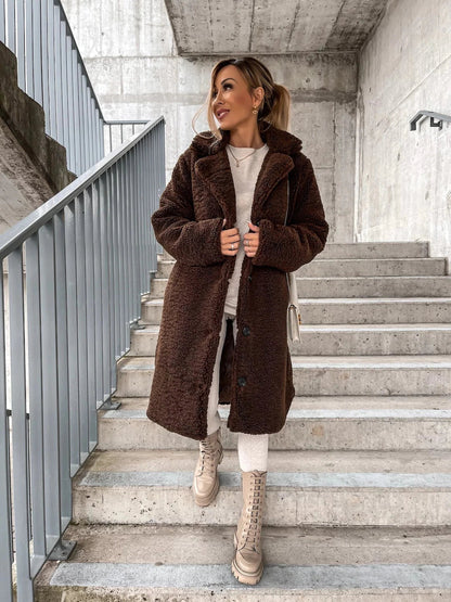 Manteau Teddy doux Chaud & Confortable