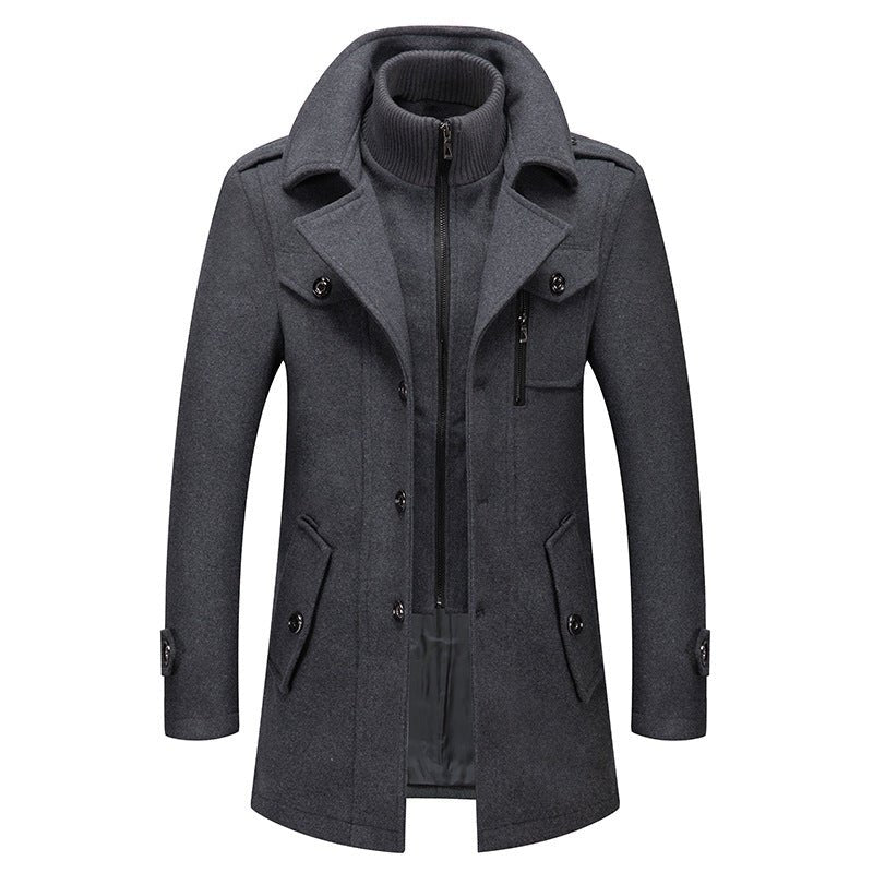 Parka d'hiver homme double épaisseur imperméable