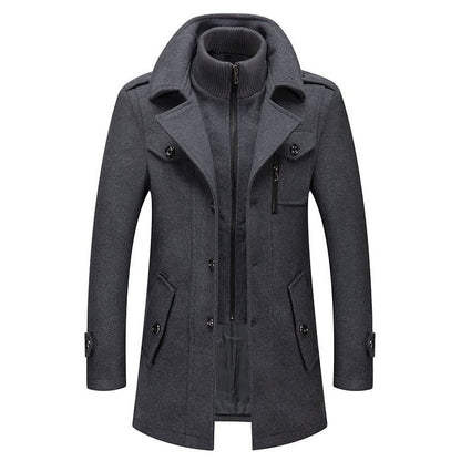 Parka d'hiver homme double épaisseur imperméable