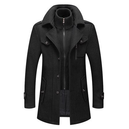 Parka d'hiver homme double épaisseur imperméable