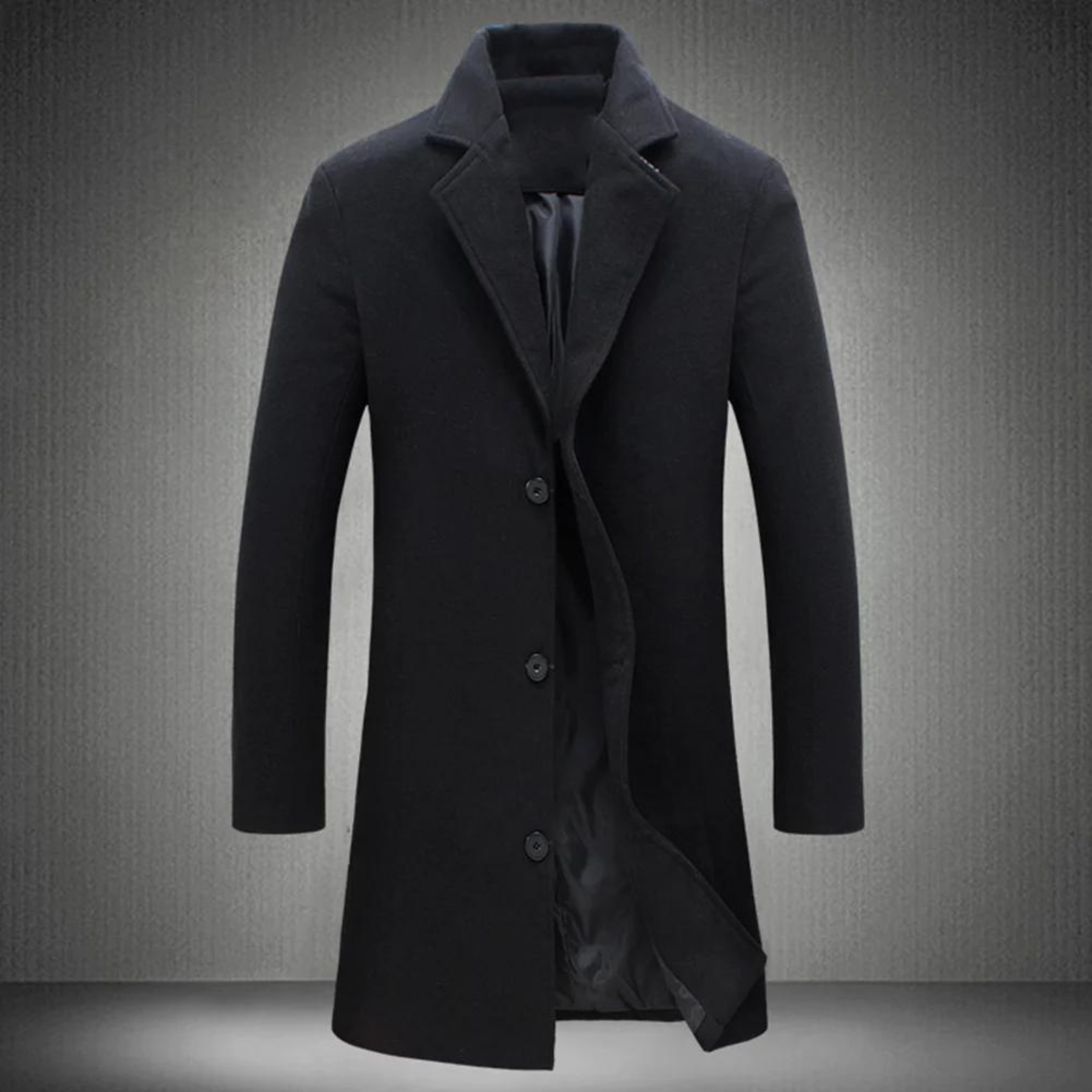 Wollmantel Herren Winterjacke Elegant - IdealeKleiden