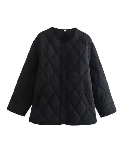 Veste oversize stylée à boutons
