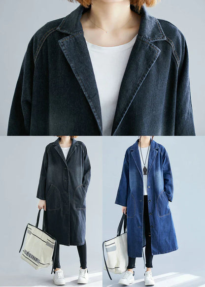 Manteau en jean moderne pour femme