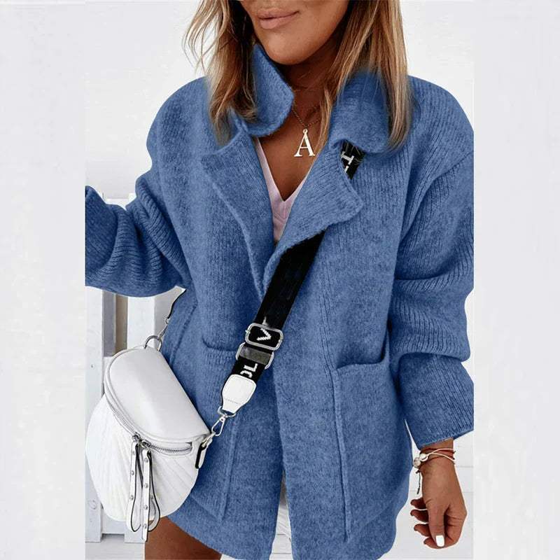 Veste femme tendance avec col châle