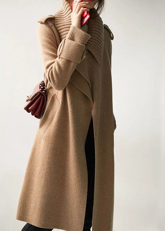 Damen Strickjacke Warm Patchwork Wintermode - IdealeKleiden