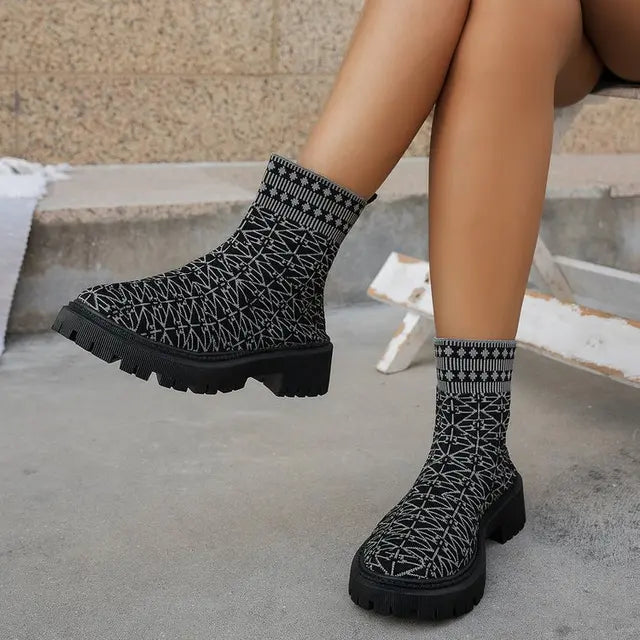 Bottes Femme Chic Grande Taille