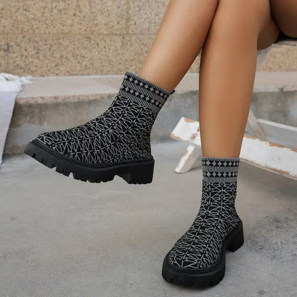 Bottes Femme Chic Grande Taille