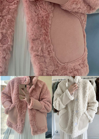Manteau d'hiver en fausse fourrure élégant pour femme