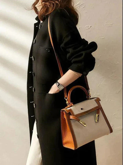 Manteau d'automne classique élégant pour femme