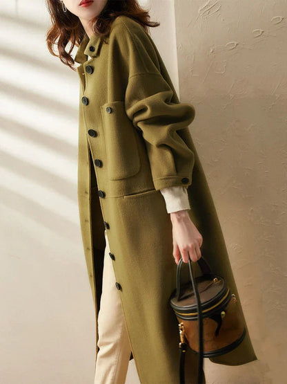 Manteau d'automne classique élégant pour femme