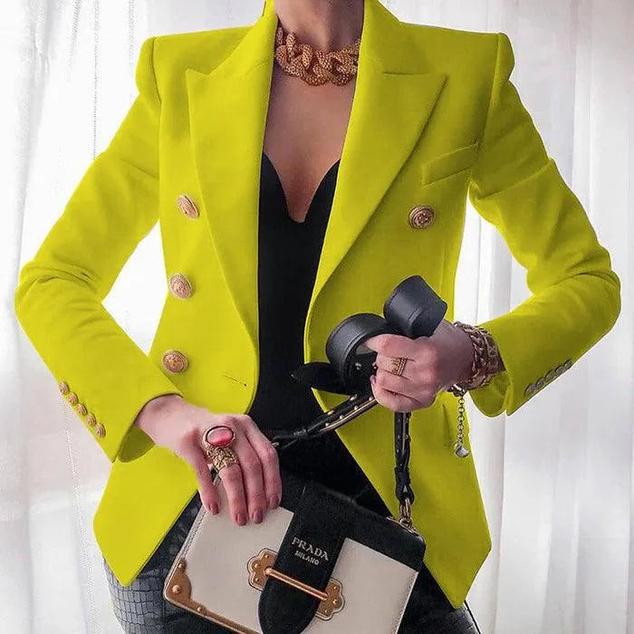 Eleganter Blazer Business Chic Hochwertig - IdealeKleiden