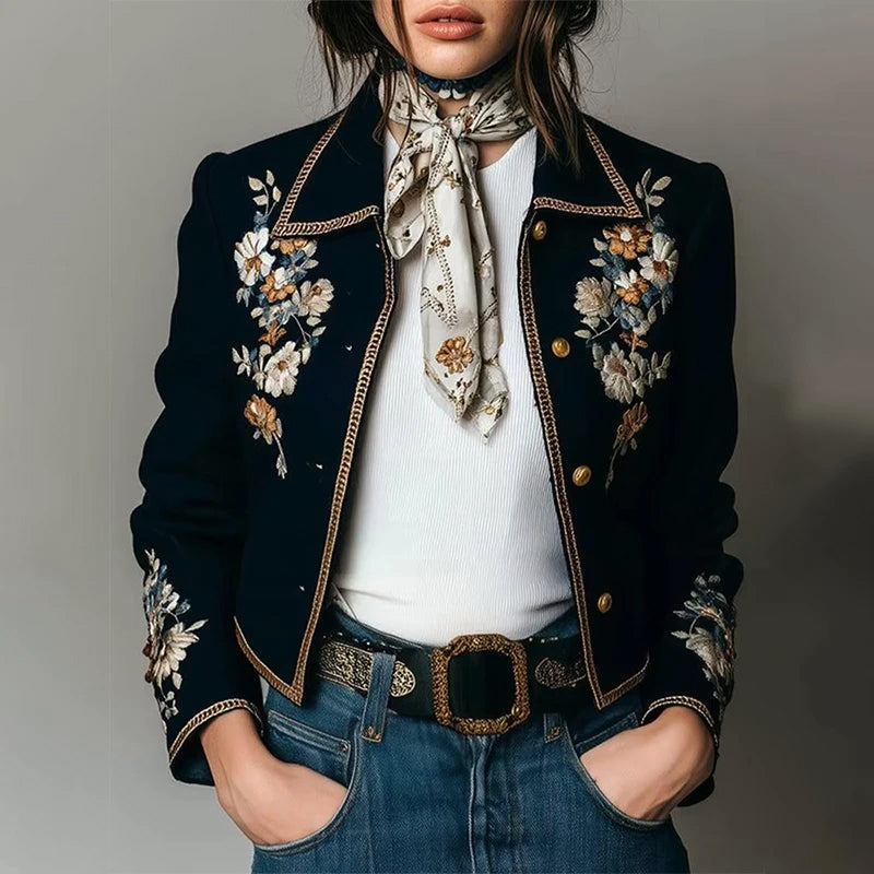 Veste d'été imprimé floral Abréviation