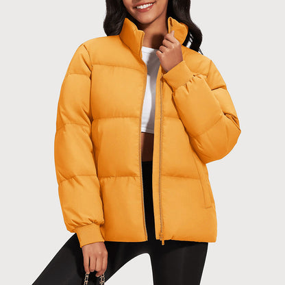 Robe d'hiver chaude pour femme Doudoune garnie de duvet