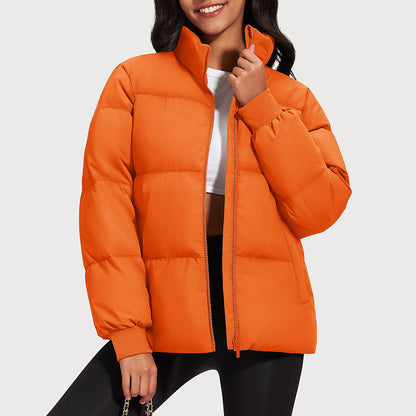 Robe d'hiver chaude pour femme Doudoune garnie de duvet