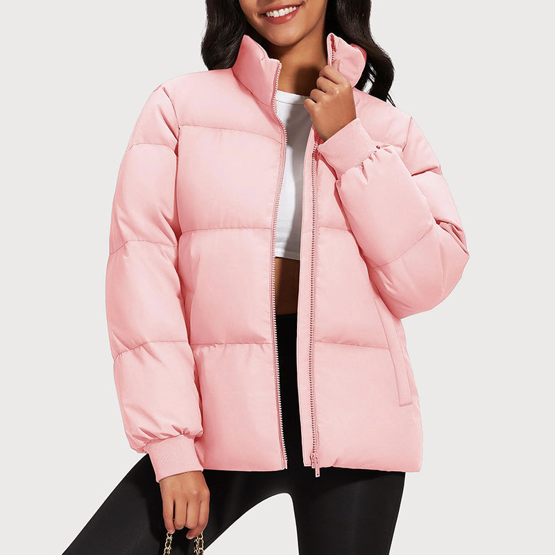 Robe d'hiver chaude pour femme Doudoune garnie de duvet