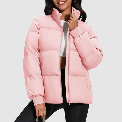 Doudoune courte col montant femme