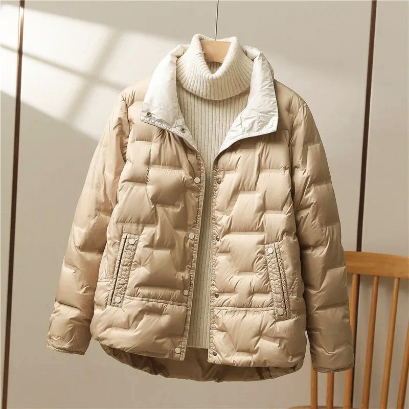 Veste courte en duvet Chaude et légère