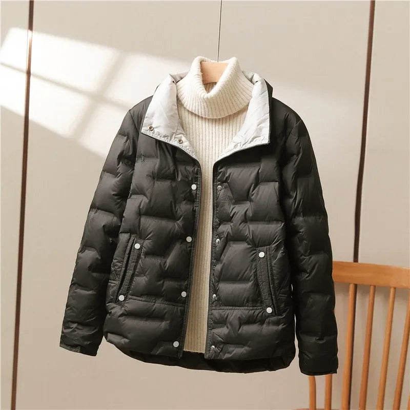 Veste courte en duvet Chaude et légère