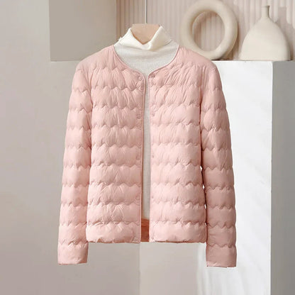 Doudoune fine femme style réglable