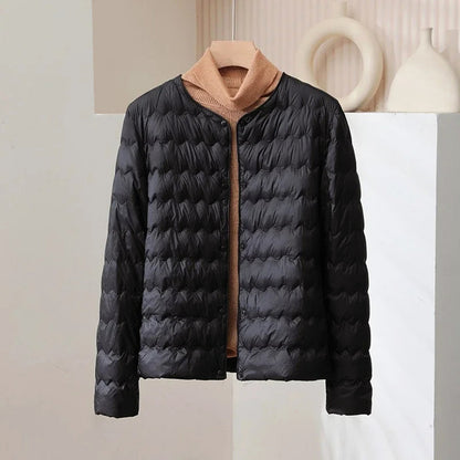 Doudoune fine femme style réglable