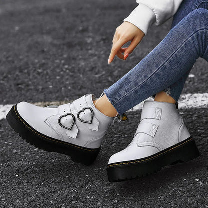 Damen Stiefeletten Hoch Hacken Mode Schuhe - IdealeKleiden