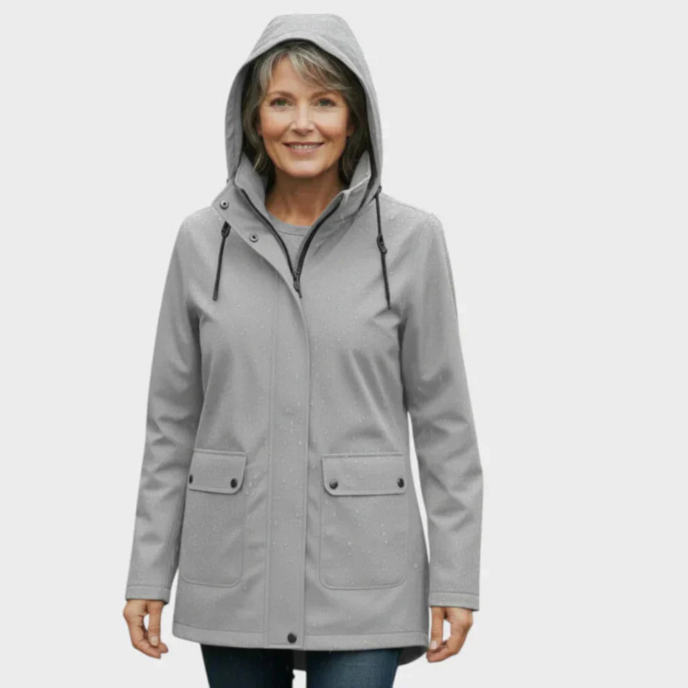 Veste de pluie légère et imperméable pour femme