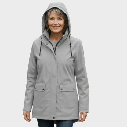 Veste de pluie légère et imperméable pour femme