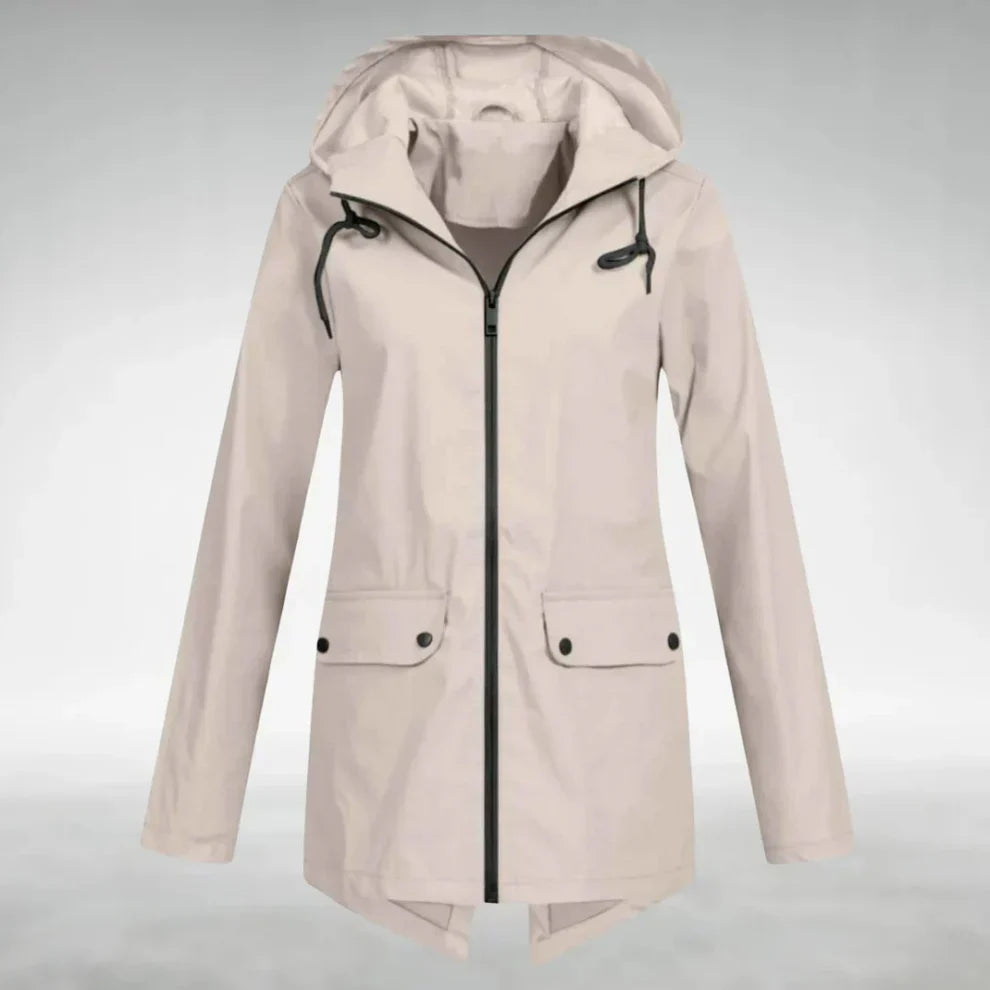 Veste de pluie légère et imperméable pour femme