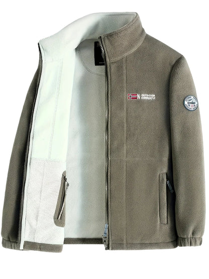 Veste d'hiver homme chaude isolée zippée