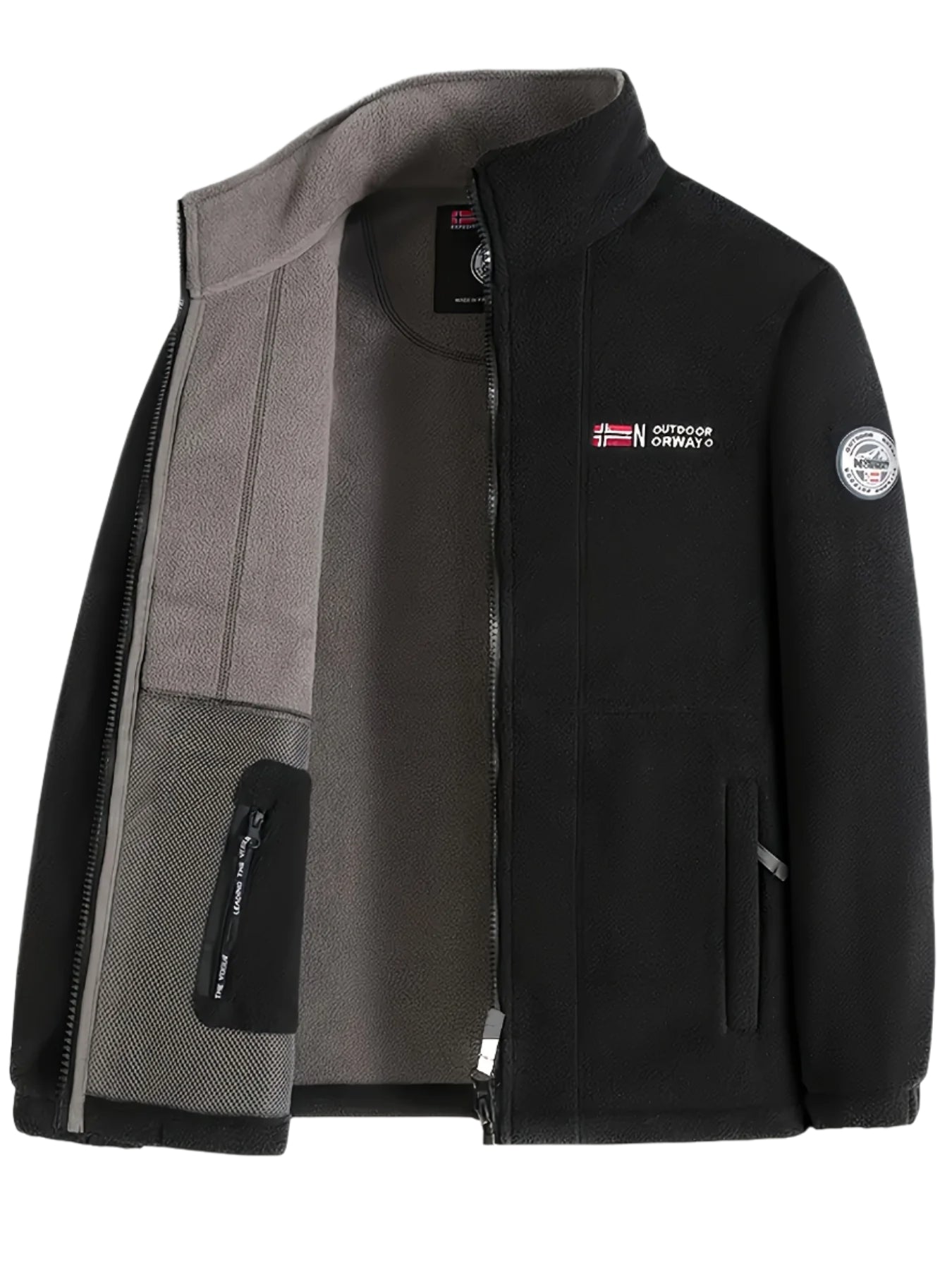 Veste d'hiver homme chaude isolée zippée