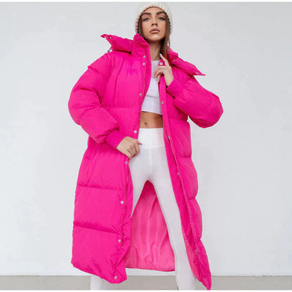 Grande veste de transition pour femme, doudoune à capuche