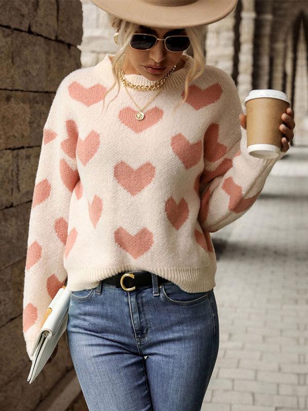 Pull pour femme tricoté automne-hiver