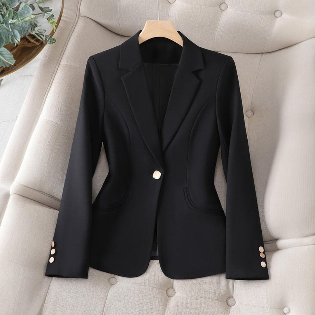 Veste tailleur femme Cintrée Élégante Noire