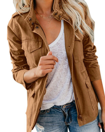 Veste femme pratique décontractée oversize