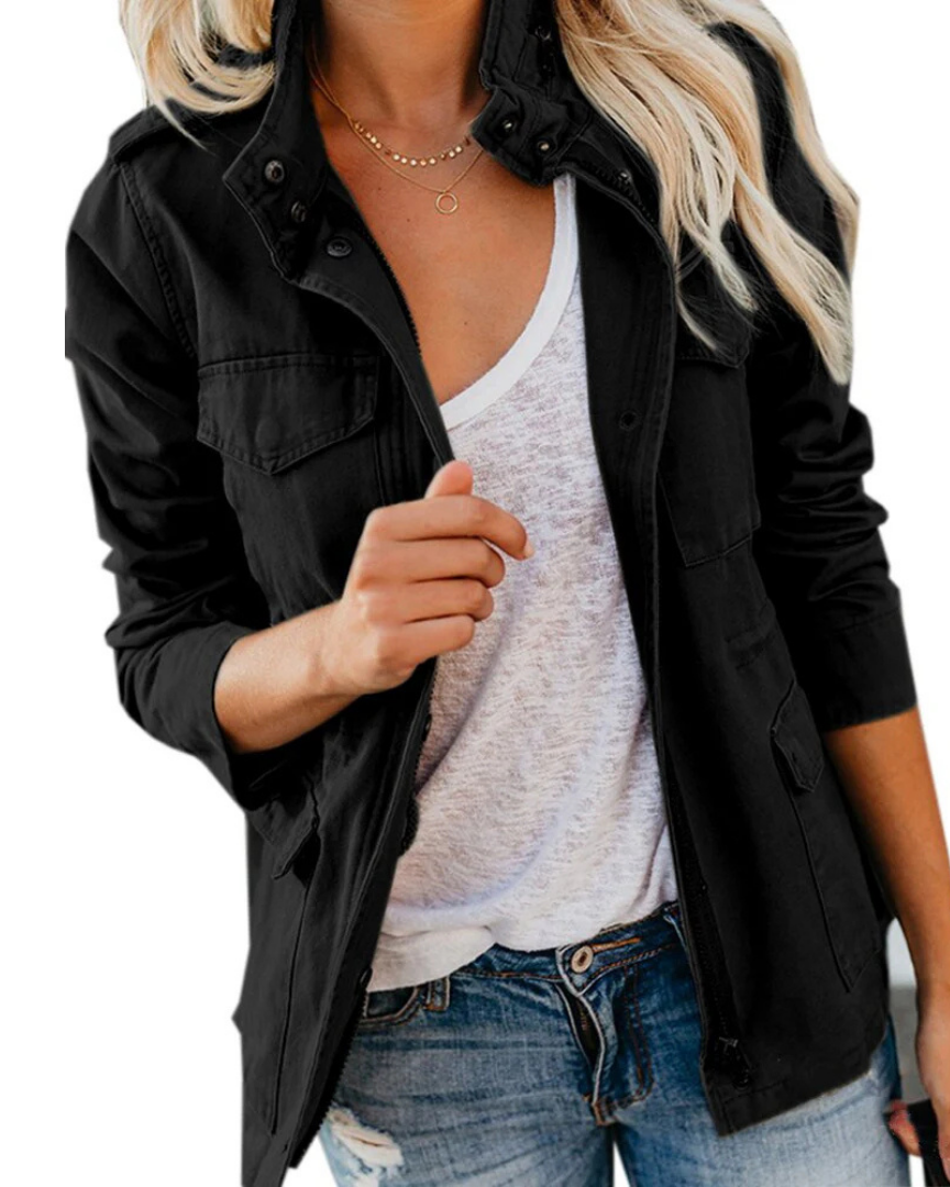 Veste femme pratique décontractée oversize