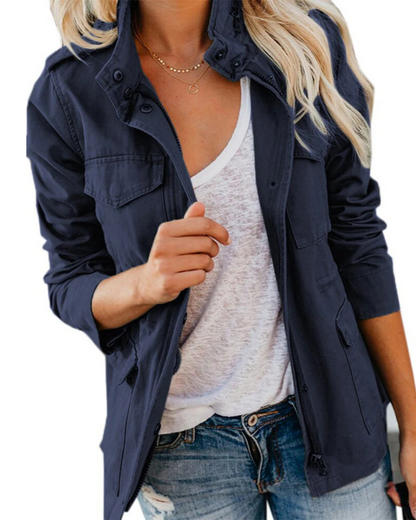 Veste femme pratique décontractée oversize