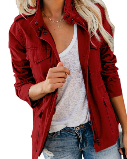 Veste femme pratique décontractée oversize