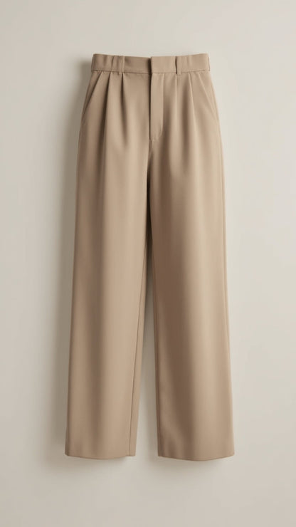Pantalon femme printemps taille haute confortable