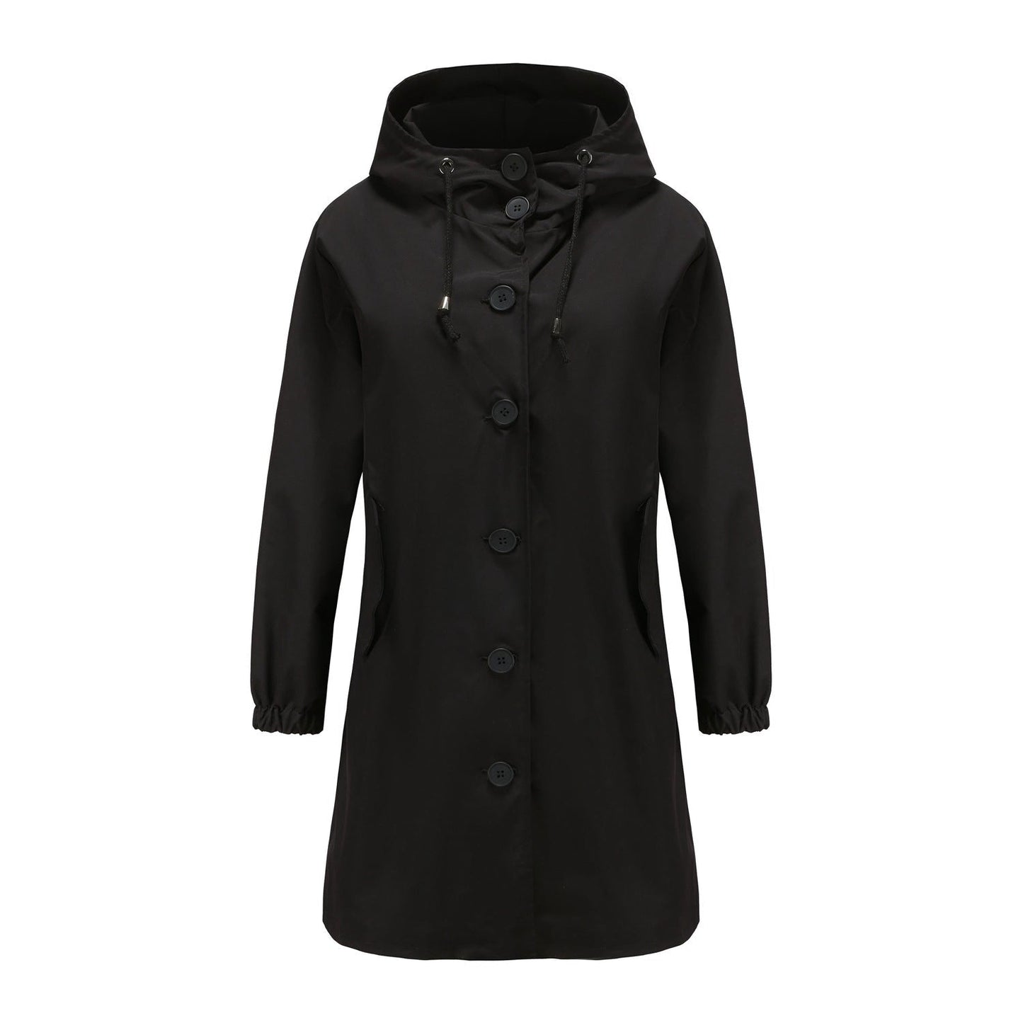 Veste de pluie imperméable légère à capuche