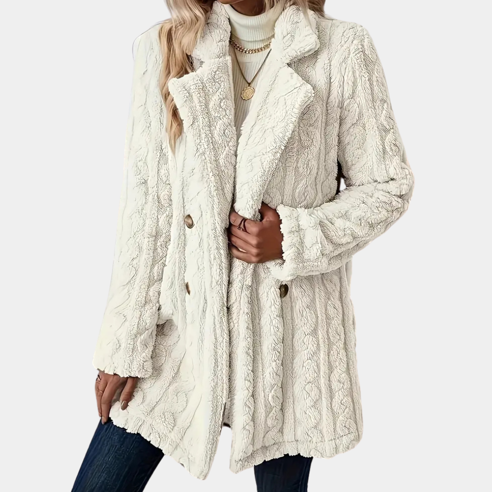 Élégante veste d'hiver pour femme légère et chaude