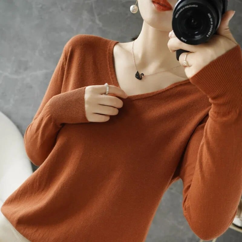 Pull-over d'hiver classique chaud intemporel