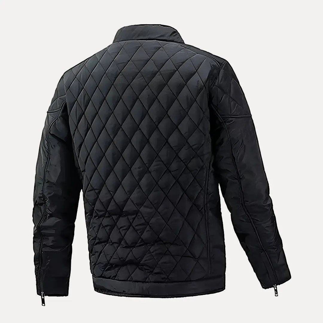 Elegante Damenjacke Klassisch Gesteppt - IdealeKleiden