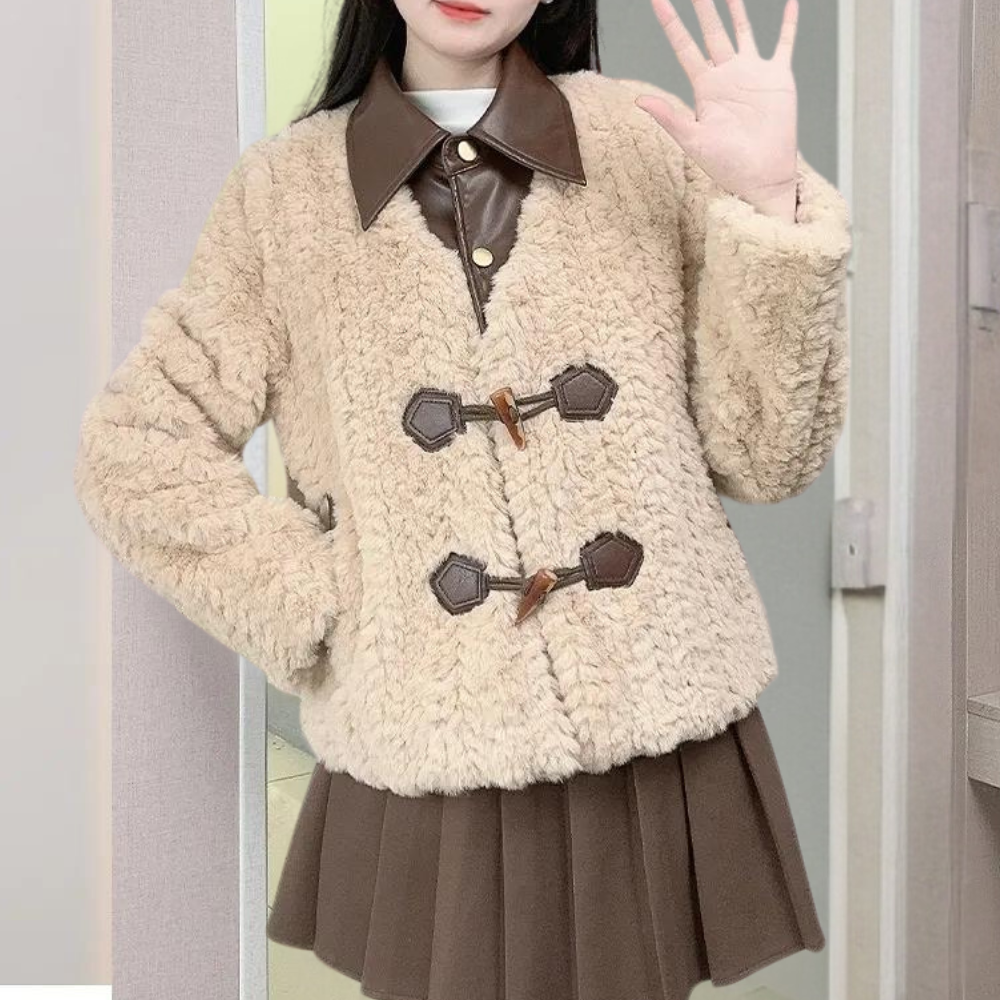 Manteau d'hiver élégant pour femme style moderne