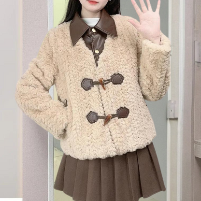 Manteau d'hiver élégant pour femme style moderne